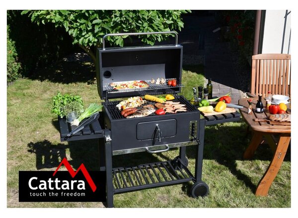 Черна скара на дървени въглища Royal Grande XXL - Cattara