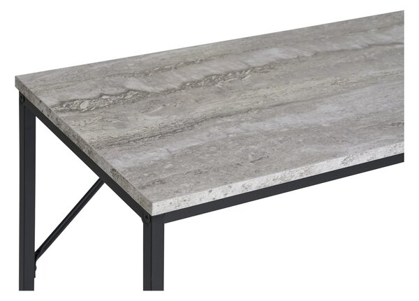 Masa consola Vita, Negru, 110x26x80 cm