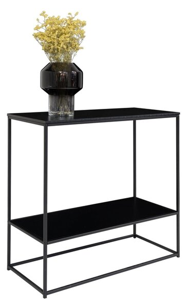 Masa consola Vita, Negru, 36x80x80 cm