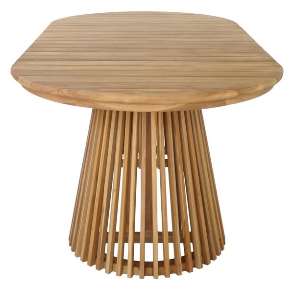 Masa dining Berja, Natural, 200x100x75 cm
