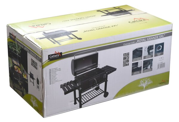 Черна скара на дървени въглища Royal Grande XXL - Cattara