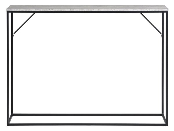 Masa consola Vita, Negru, 110x26x80 cm