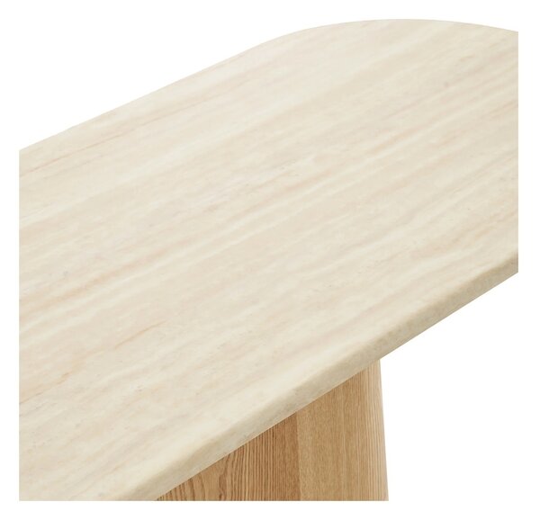 Masa consola Larvik, Bej, 40x130x78 cm