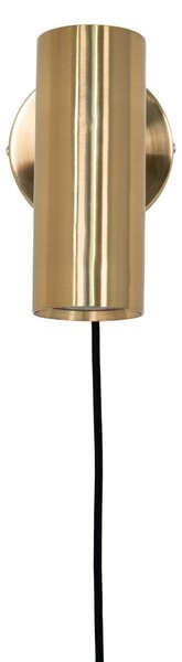 Lampa de perete Paris, Auriu, 15x10x22 cm
