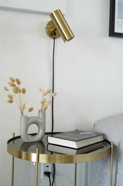 Lampa de perete Paris, Auriu, 15x10x22 cm