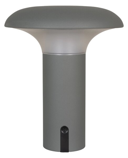 Lampa LED Ramsey, Gri, 17x17x21 cm
