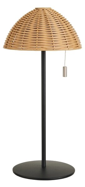Lampa LED de masa Wigan, Natural, 15x15x32 cm