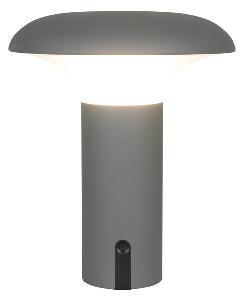 Lampa LED Ramsey, Gri, 17x17x21 cm
