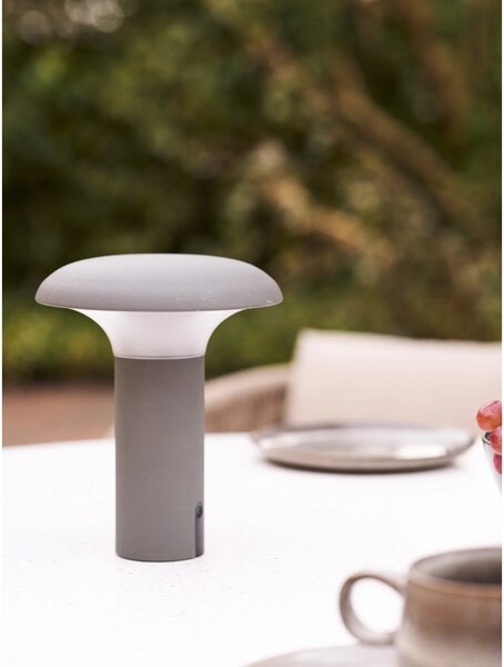 Lampa LED Ramsey, Gri, 17x17x21 cm