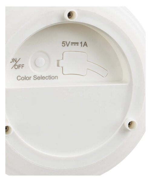 Lampa LED Derry, Alb, 13x13x12 cm