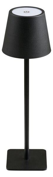 Lampa de masa Bradford, Negru, 10x10x37 cm