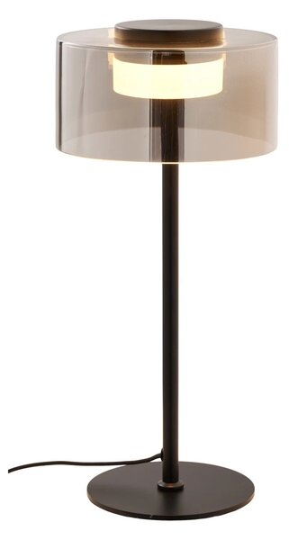 Lampa de masa Cholet, Negru, 20x20x45 cm