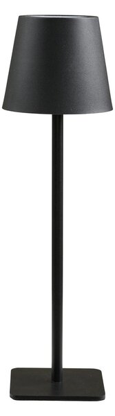 Lampa de masa Bradford, Negru, 10x10x37 cm