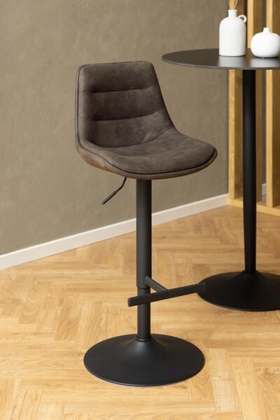 Комплект от 2 броя бар стола Adisa V2, сиви, 95x47x52,5 см