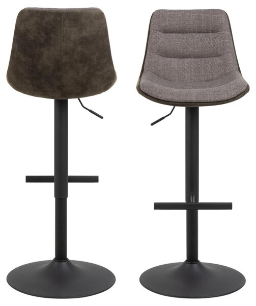 Комплект от 2 броя бар стола Adisa V1, сиви, 95x47x52,5 см