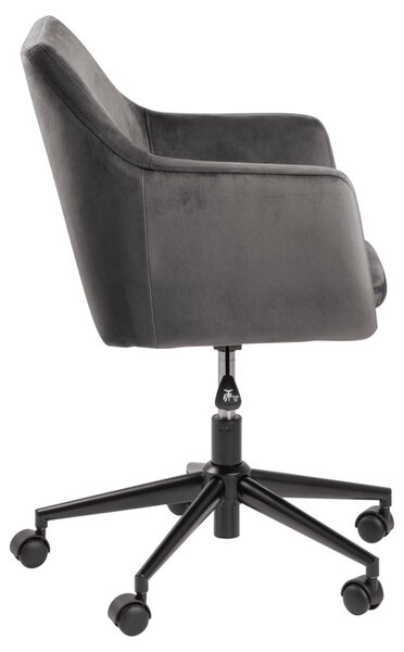 Scaun de birou Nora, Gri, 91x58x58 cm
