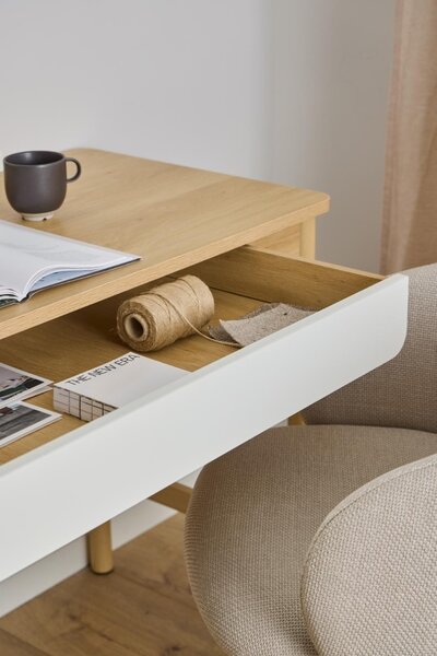 Scaun de birou Eleanor, Bej, 83x56x57 cm
