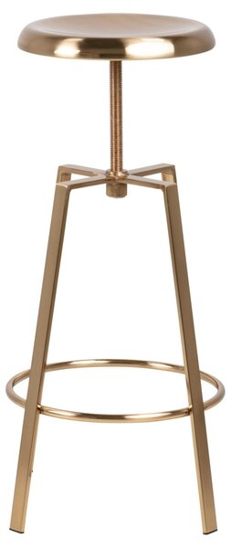 Scaun de bar Goose, Auriu, 87x41x41 cm