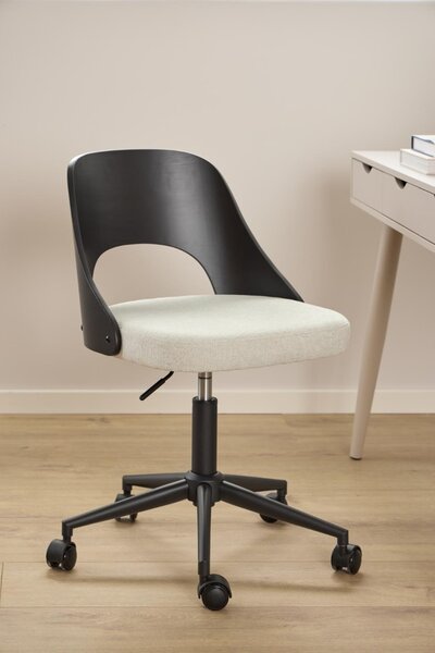 Scaun de birou Lucy, Bej, 89x48x55.5 cm