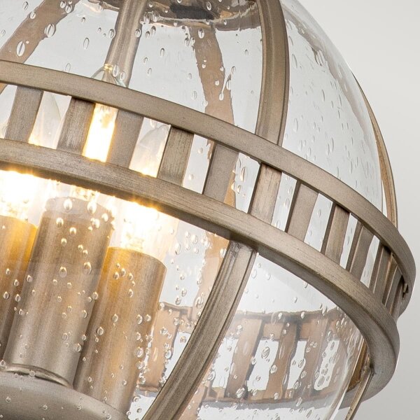 Kichler KL-HALLERON-8M-BU - Външен полилей на верига HALLERON 3xE14/40W/230V IP44