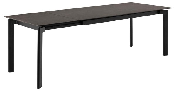 Masa dining Palermo, Negru, 76x240x90 cm