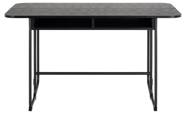 Masa dining Darlington, Negru, 77x80x140 cm