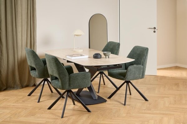 Masa dining Morella, Maro, 77x180x90 cm