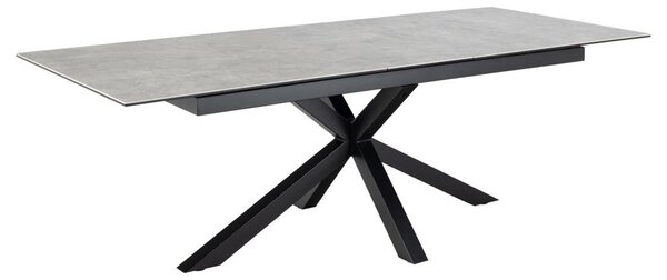 Masa dining Heaven, Gri, 76x240x100 cm