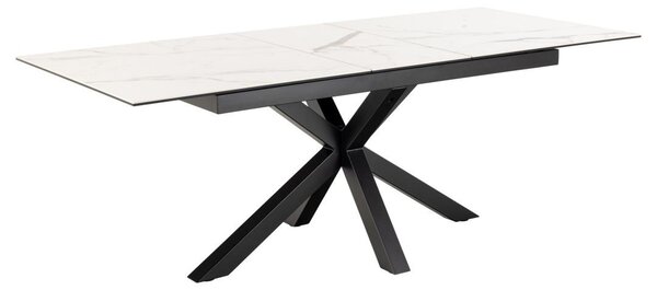 Masa dining Heaven, Alb, 76x210x90 cm