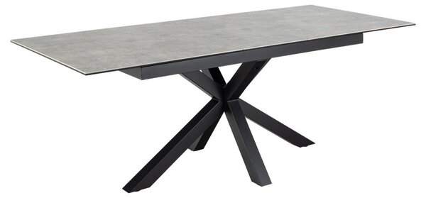 Masa dining Heaven, Gri, 76x210x90 cm