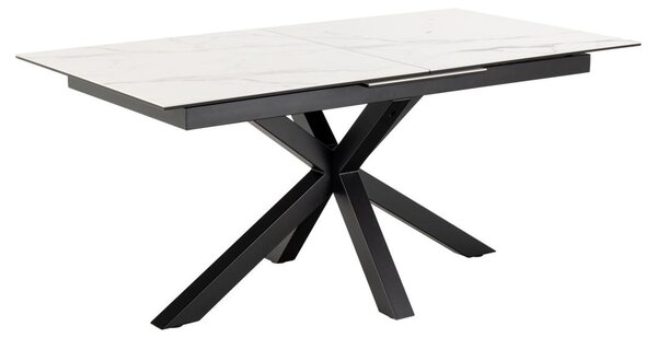 Masa dining Heaven, Alb, 76x210x90 cm