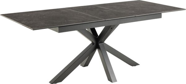 Masa dining Heaven, Negru, 76x210x90 cm