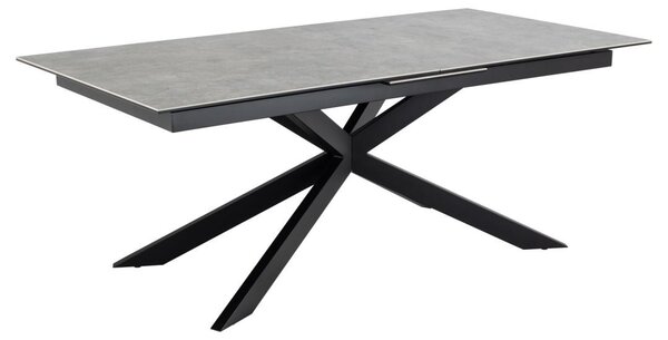 Masa dining Irwine, Gri, 76x240x100 cm