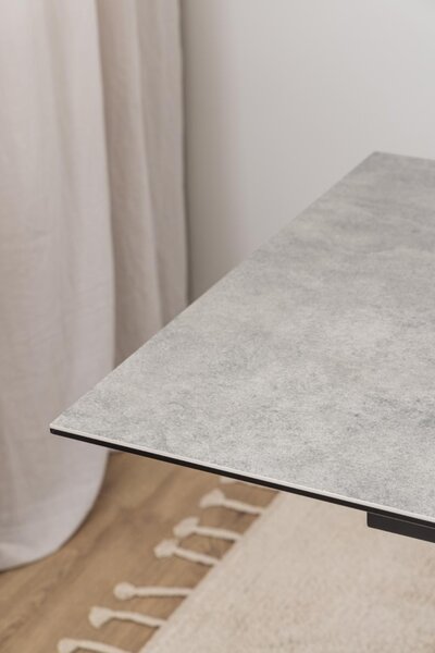 Masa dining Heaven, Gri, 76x210x90 cm