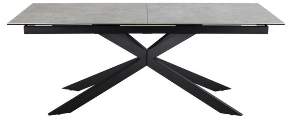 Masa dining Irwine, Gri, 76x240x100 cm