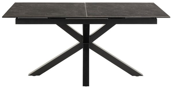 Masa dining Heaven, Negru, 76x210x90 cm