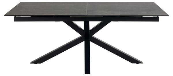 Masa dining Heaven, Negru, 76x240x100 cm