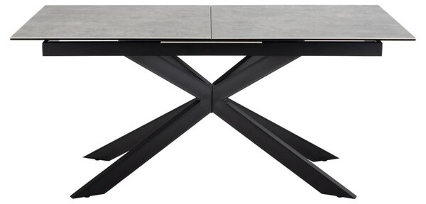 Masa dining Irwine, Gri, 76x210x90 cm