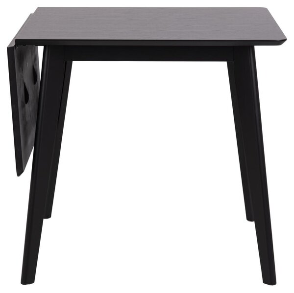 Masa dining Roxby, Negru, 76x120x80 cm