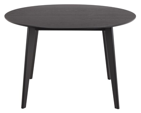 Masa dining Roxby, Negru, 76x120x120 cm