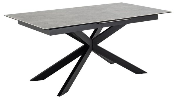 Masa dining Irwine, Gri, 76x210x90 cm