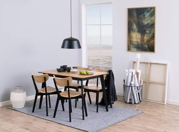 Masa dining Roxby V1, Natural, 76x120x80 cm