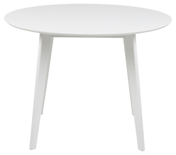Masa dining Roxby, Alb, 76x105x105 cm