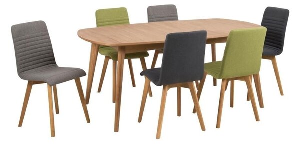 Masa dining Marte, Natural, 76x180x102 cm