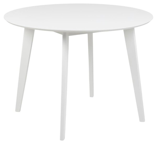 Masa dining Roxby, Alb, 76x105x105 cm