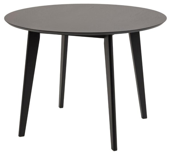 Masa dining Roxby, Negru, 76x105x105 cm