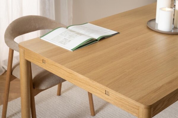 Masa dining Atlantic, Natural, 75x200x100 cm