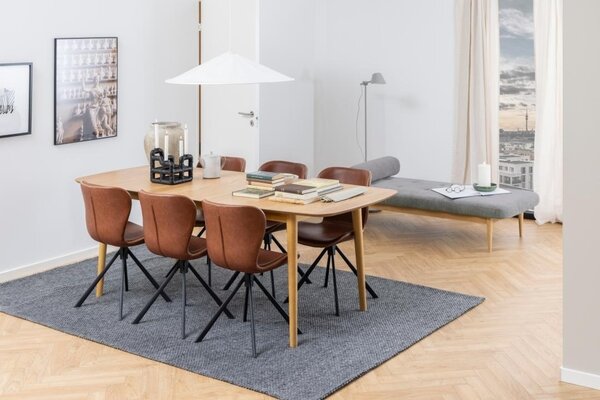Masa dining Montreux, Natural, 75x219x90 cm