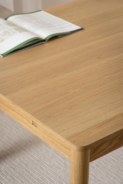 Masa dining Atlantic, Natural, 75x200x100 cm