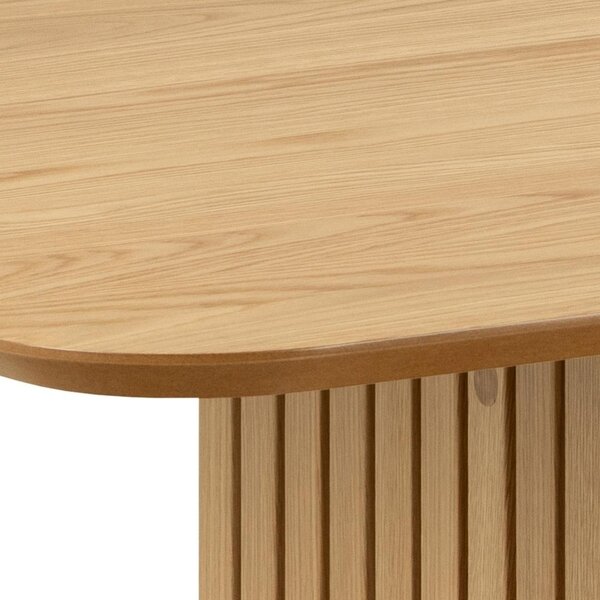 Masa dining Christo, Natural, 75x220x105 cm
